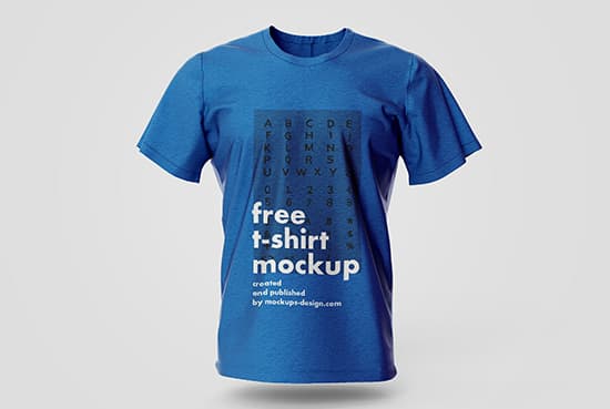 Free t-shirt mockup