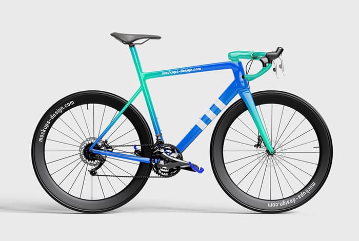 Road bike mockup