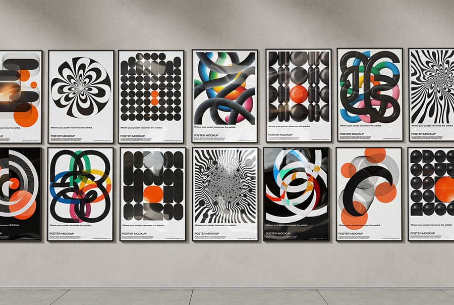Poster gallery mockup