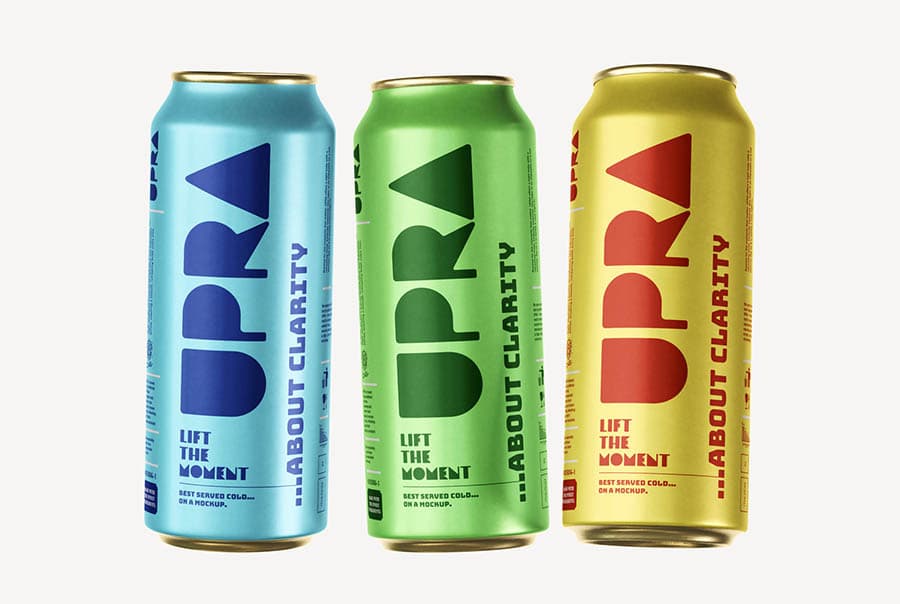 Slim can mockup