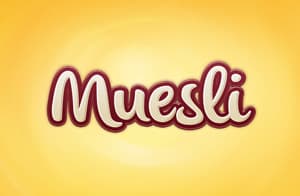 Muesli Text Effect