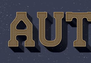 Authentic Text Effect