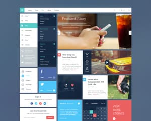 Blog / Magazine UI Kit #2