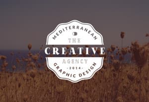 4 Vintage Logo Badges