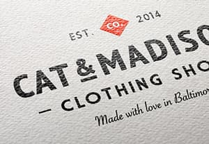 Natural Paper Printed Logo MockUp
