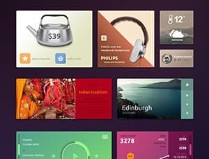 Colorful Tiles UI Kit