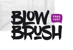 BlowBrush Free Font