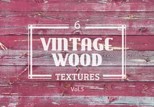 6 Vintage Wood Textures Vol.5