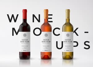 Wine Packaging Mockups