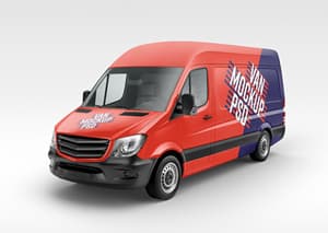 Van MockUp PSD – 6 Angles