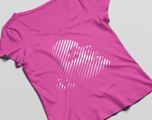Woman T-Shirt MockUp PSD #3