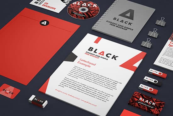 Corporate identity mockup