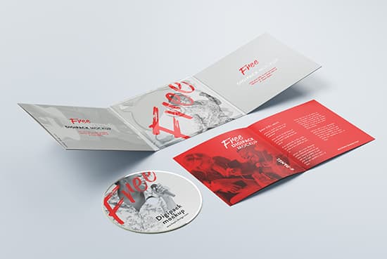 Free 6 panel digipack mockup