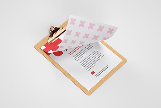 Free clipboard mockup