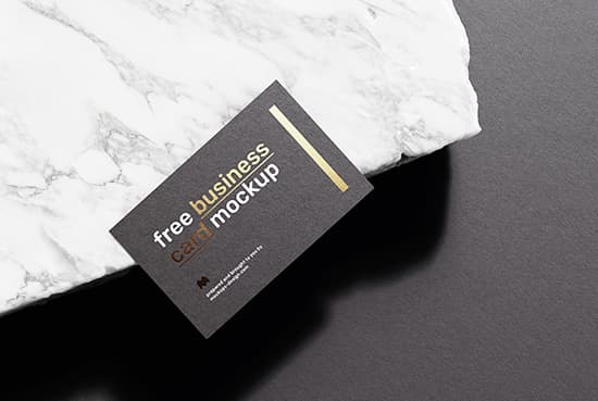Free business cards mockup