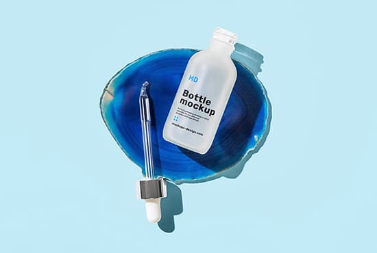 Dropper bottle mockup