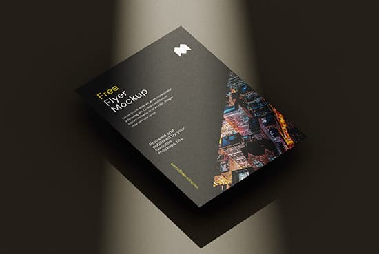 Single flyer mockup
