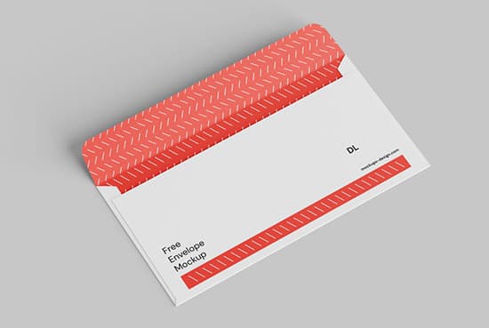 Free DL envelope mockup