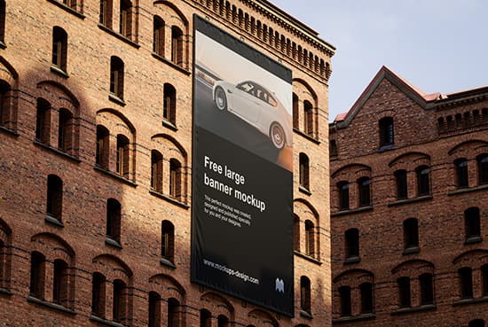 Large banner mockup