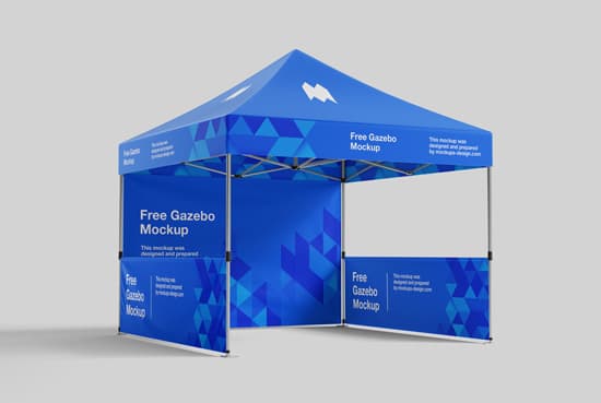 Free gazebo mockup