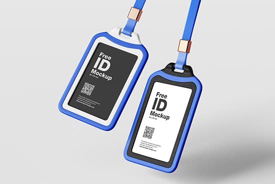 Free ID case mockup