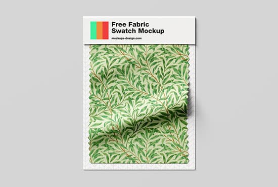 Fabric swatch mockup