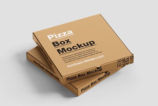 Pizza box mockup