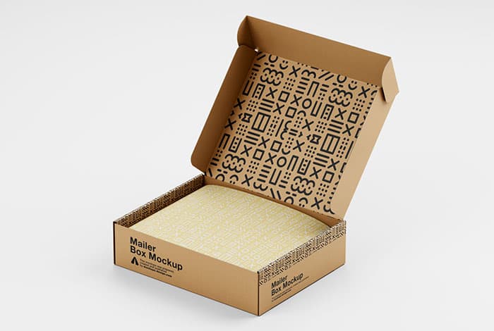 Carboard box mockup