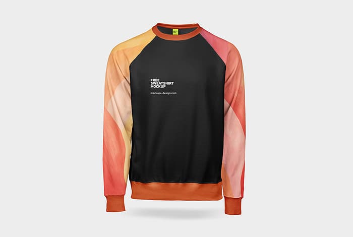 Mens sweatshirt mockup