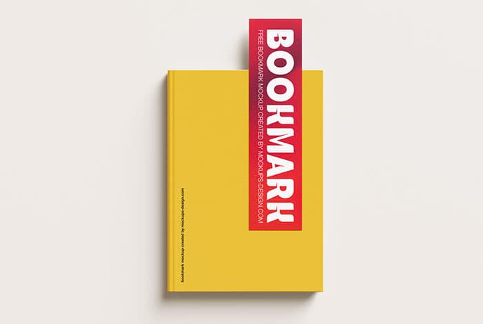 Bookmark mockup