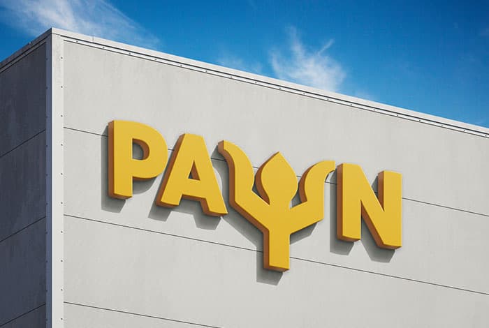 Logo on building mockup