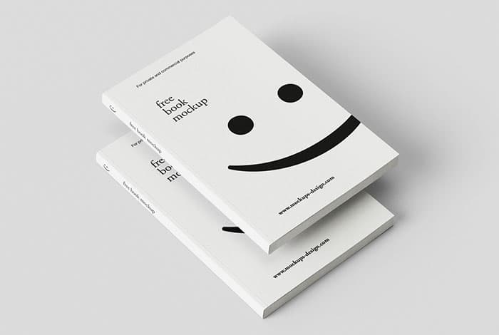 Minimal book mockup