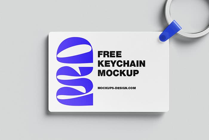 Versatile keychain mockup