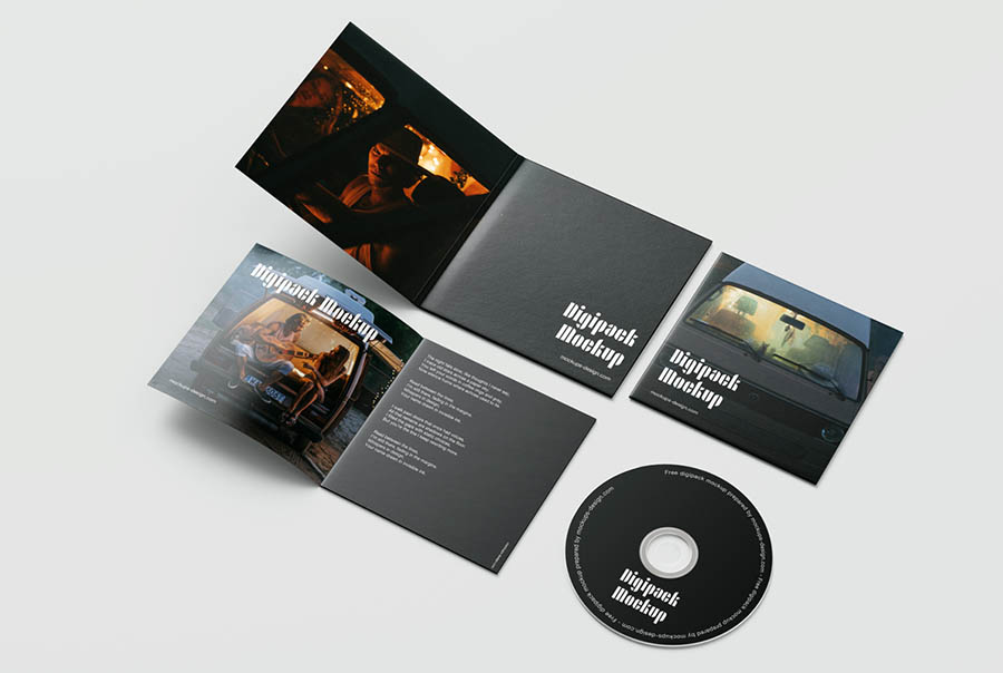 CD digipack mockup