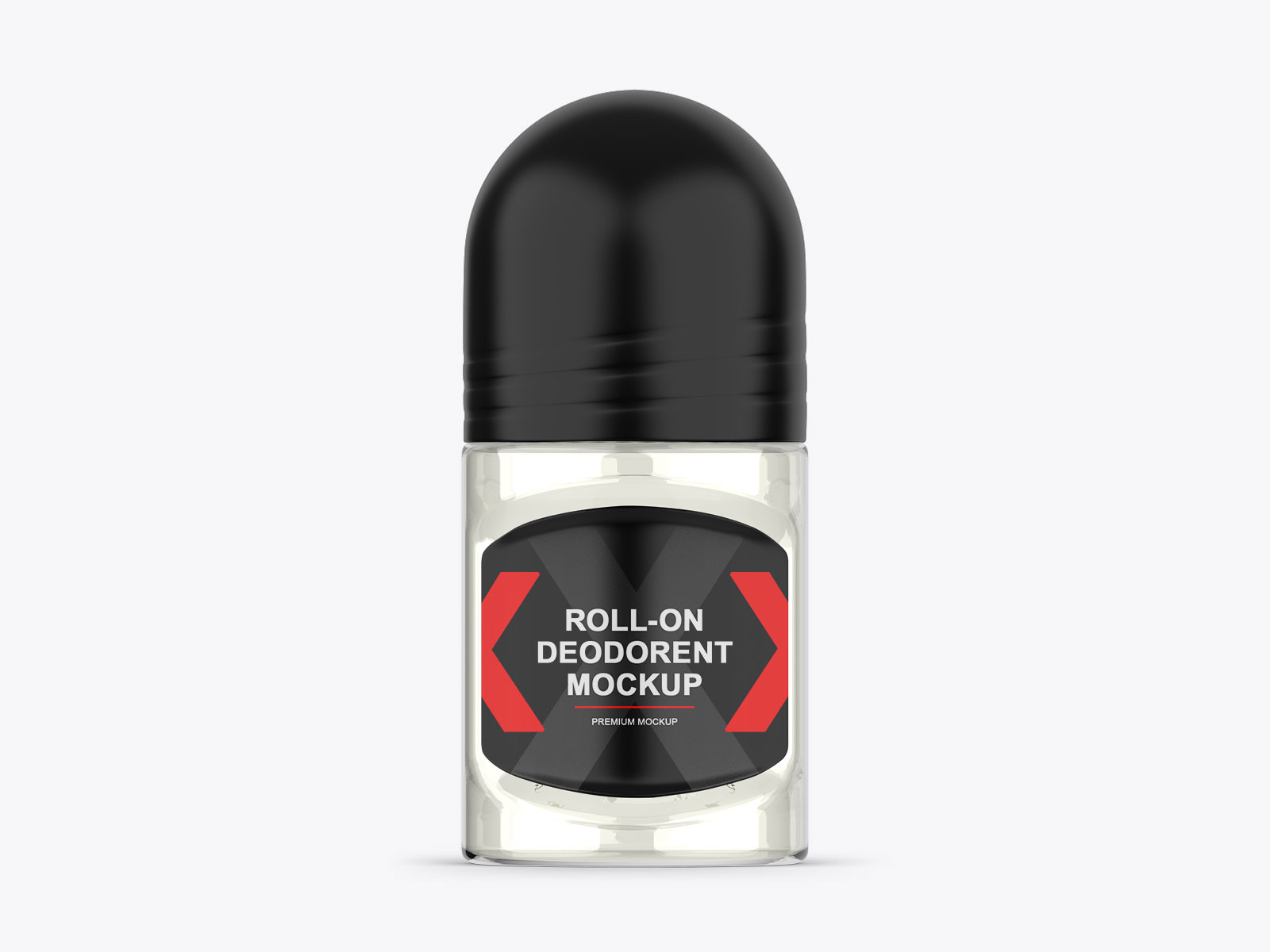 Free roll-on deodorant mockup
