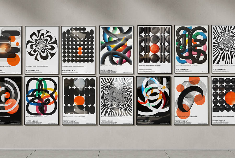 Poster gallery mockup